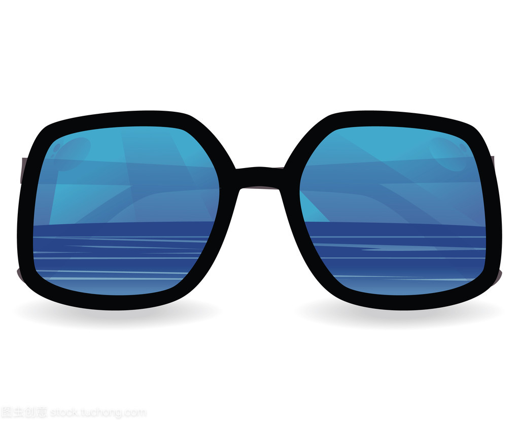 與海全反射太陽眼鏡